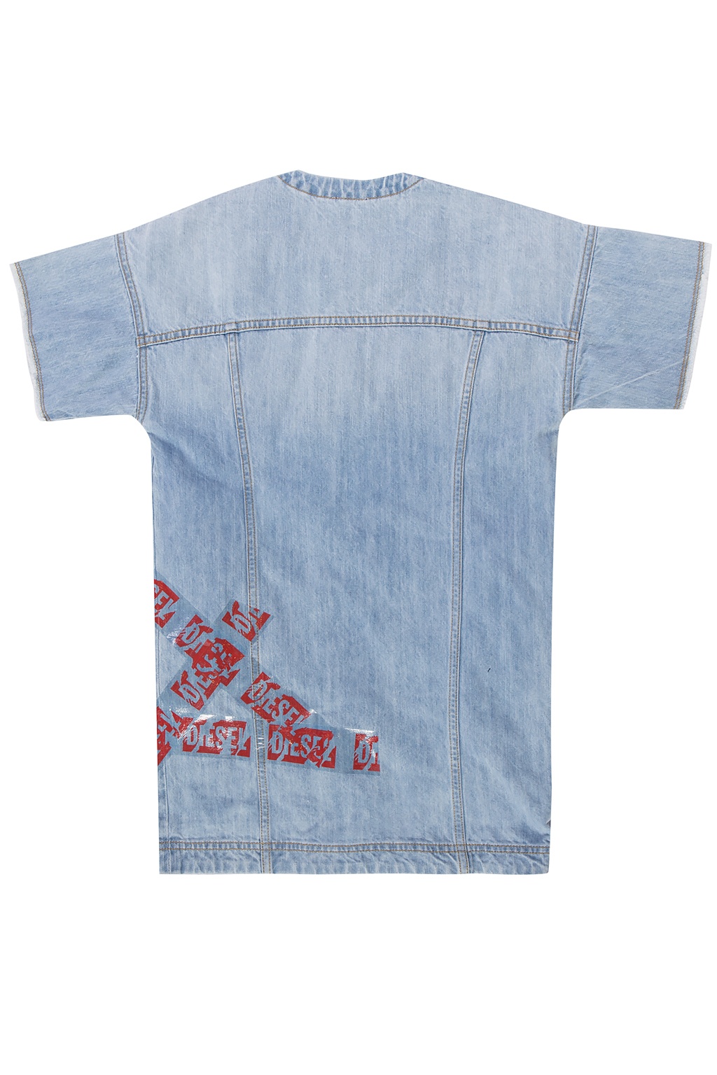 Diesel Kids Short sleeve denim dress